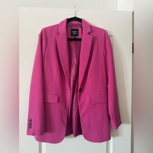 Blazer Femme Kate Rosy Taille XL Rose Framboise - En Coton/poly, Doublé, Neuf Avec étiquettes
